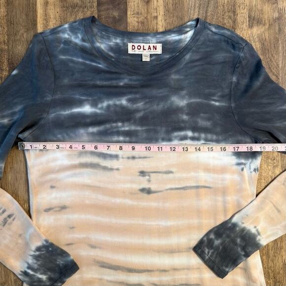 Dolan Anthropologie Women’s Trina Tie-Dye Midi Long Sleeve Flowy Dress Sz Small - Picture 6 of 9